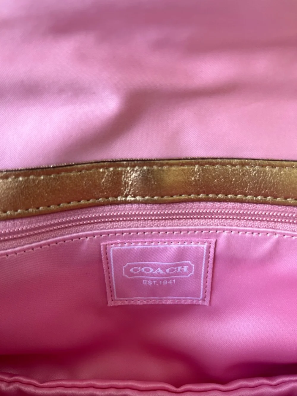 Vintage Coach Hamptons Optic Clip Shoulder Bag - Picture 2 of 7